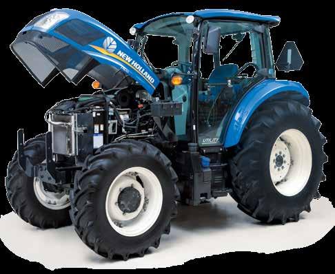 18 SERVICE AND SPECIFICATIONS Simple servicing With super-long service intervals, New Holland T4 tractors have been designed to spend more time working around your farmstead and in the fields, and