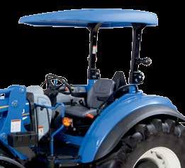 07 Deluxe ROPS configuration This option comes with a FOPS-certified