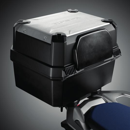 AFRICA TWIN READY-TO-GO PACKS - PAGE 2 OF 4 AFRICA TWIN TRAVEL PACK 35L TOP BOX REAR CARRIER BACKREST FOR 35L TOP BOX PANNIER KIT 35L of storage