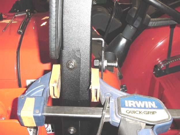 Use the following hardware: eleven 5/16 x 3/4" long hex flange bolts, eleven plastic washers and eleven flange locknuts. Flange locknuts to be on the inside of the cab.