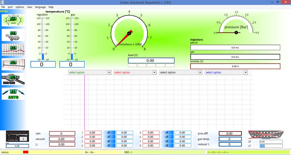 The Gratec Software is a sophisticated yet user friendly program in which configures the Gratec CNG or LPG system