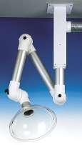 Extractor Arms, Canopies, Autopsy Tables, and Pass Thru Extractor Arms Extractor arms provide a flexible fume removal system and come with either a 75mm (3") or 100mm (4 ) tube diameter.