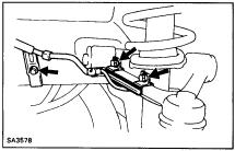 lbf) (b) Remove the 3 bolts and wire harness clamp to prevent the wire harness being damaged when removing or installing the through bolt. 4.