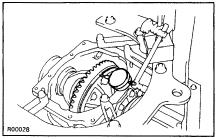 ) If the runout is greater than the maximum, replace the drive pinion, ring gear and/or differential case. 4.