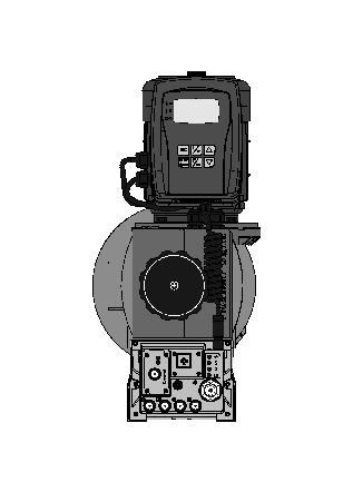 Detachable operating unit (HMI) The operating unit (HMI) can be attached directly to the metering pump or mounted on the wall alongside the pump or completely removed.