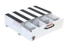 Drawer Compartment 14½ H x 11¾ W x 39 L Smaller Compartment 8½ H x 9¾ W x 45 L Model 310-3-01 Model 304-3 Larger Compartment 8½ H x 19½ W x 45 L NEW Tool Drawer