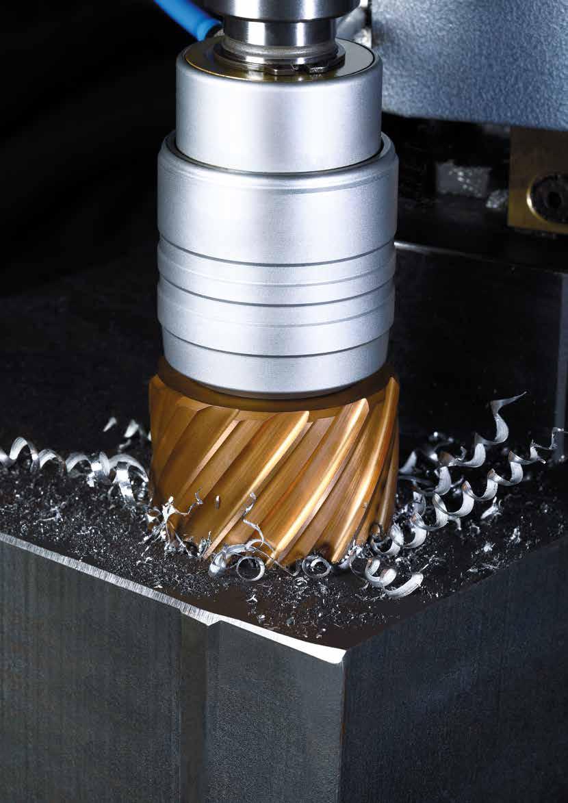 CORE DRILL SERIES HSS-VARIOPLUS Fully ground core drills made of high-speed steel with carbide coating.