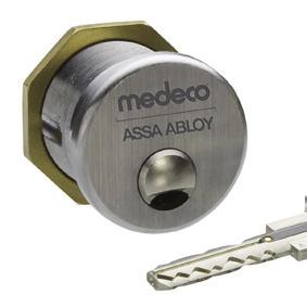 46 Medeco Classic CLIQ Rim and Mortise Cylinders A simple replacement of rim or mortise cylinders with classic CLIQ cylinders provides audit and scheduling along with expiration of credentials for