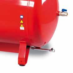 Easy handling and maintenance All tanks are equipped with anti-tip brackets for safe handling with transpallet.