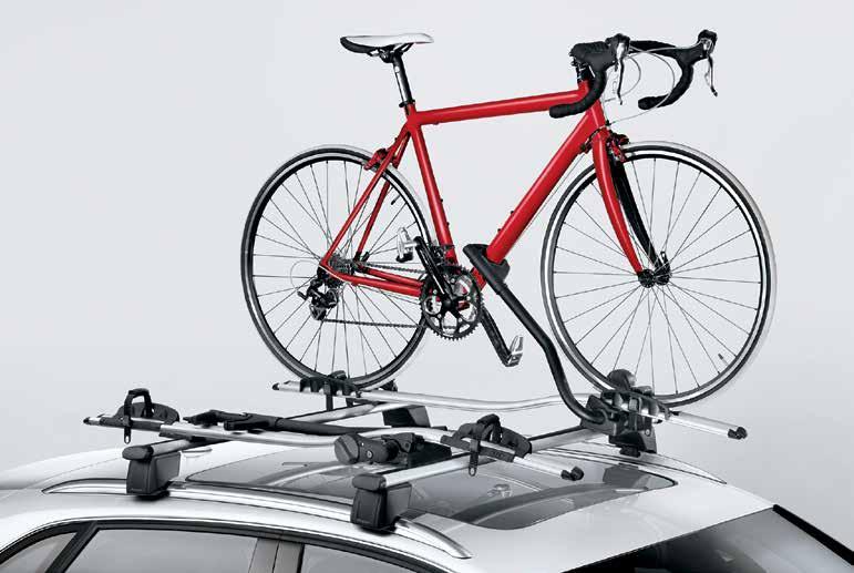 included lock. 3. Aluminum bike rack 1 Help protect your other ride.