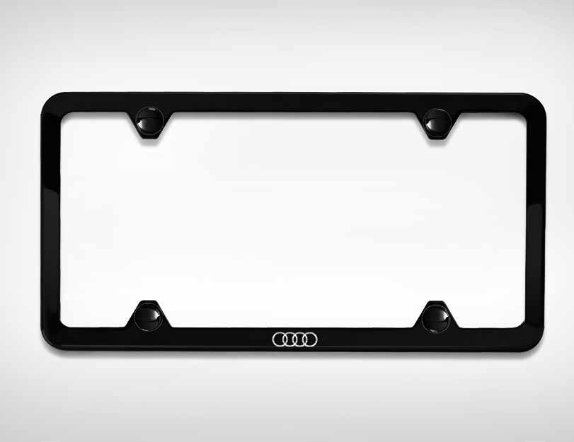 Audi Sport license plate frames 1 This attractive frame is constructed of highly durable