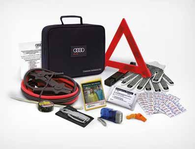 Customer assistance kit To help you be prepared for a wide array of situations you may encounter on the road, this kit includes jumper cables, a warning triangle and much more.