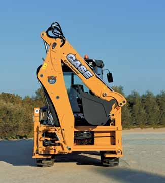 CASE is the only Backhoe loader manufacturer offering closed hydraulic centre whatever the choice of pump.