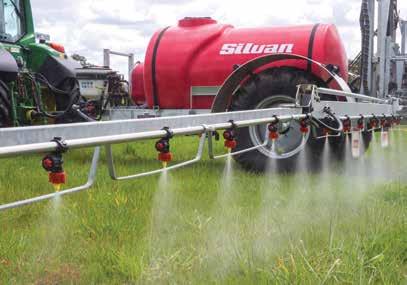 This allows the operator to tailor the sprayer specifically for their application.