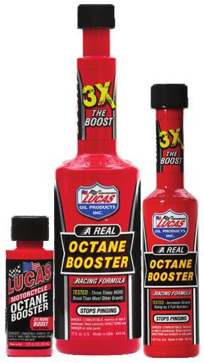 FUEL TREATMENTS OCTANE BOOSTER Safe for turbos, oxygen sensors and catalytic