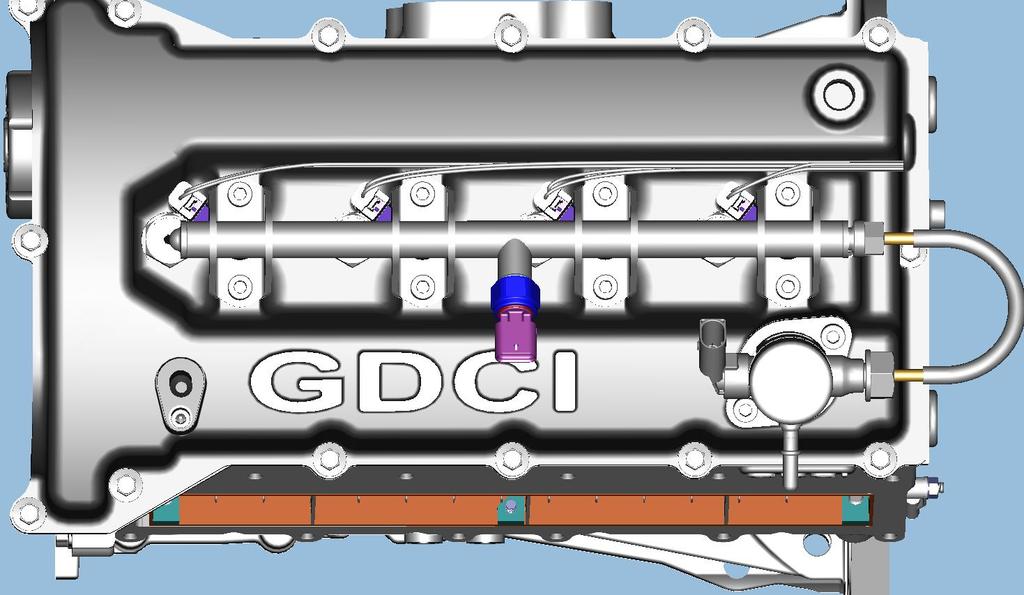 Gen3 GDCI Injection System Centrally-mounted, GDi