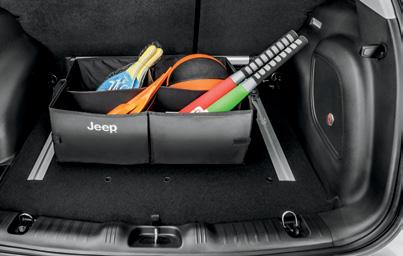 It includes a retention strap and four-way wiring plug holder, and features the Jeep Brand logo. [ 82208453AB ] E.