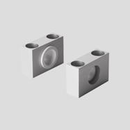Trunnion support LNZG Materials: Trunnion support: Anodised aluminium Plain bearing: Plastic Free of copper and PTFE Dimensions and ordering data For size Max.