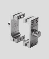 Trunnion mounting kit DAMT Materials: Galvanised steel The kit can be mounted at any position along the cylinder profile barrel.
