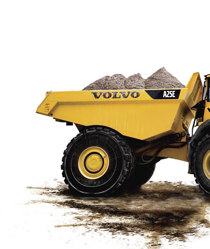 Volvo the trusted partner for productivity Excellent Operator Environment A spacious and comfortable cab with centrally positioned operator contributes to high productivity throughout the shift.