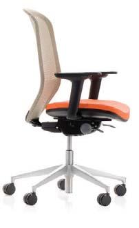 black PU armpads are available as an upcharge. Joy 07 & 08 - mid back 4 leg black frame is fitted as standard on all visitor chairs with RAL 9006 and stone available as no cost options.
