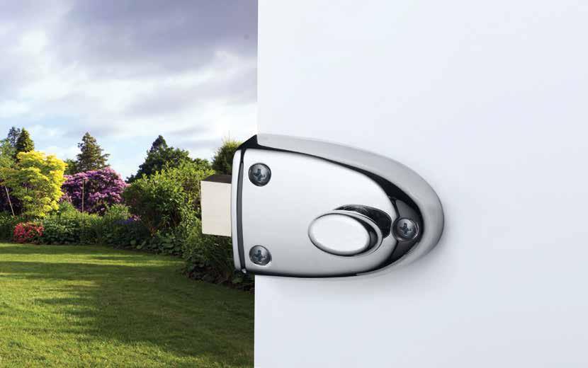 213 Streamlock Deadbolt General purpose deadbolt. Features and Specifications Locked or unlocked by key outside and by turn knob inside Open Out Strike Part Number SP201-67SC.