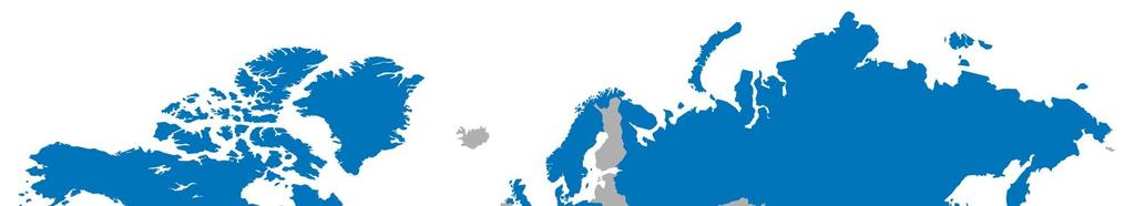 International Locations Norway Sweden Denmark Russia Canada USA