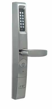 deadlatches and exit devices, that are compatible with narrow stile aluminum, hollow metal and wood door applications.
