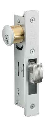 Utilizes a laminated stainless steel bolt, activated by a pivot mechanism to provide