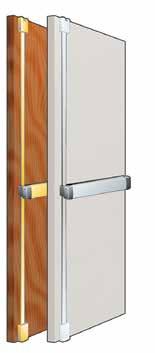 8200 Series (Life-Safety) Fire-Rated Exit Devices for Wood and Hollow Metal Doors 8100 Series (Life-Safety) Surface Vertical Rod Exit Device for wood and hollow metal.