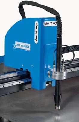 Then the numerical control manages the entire cutting cycle: plate detection, strike, cutting and voltage