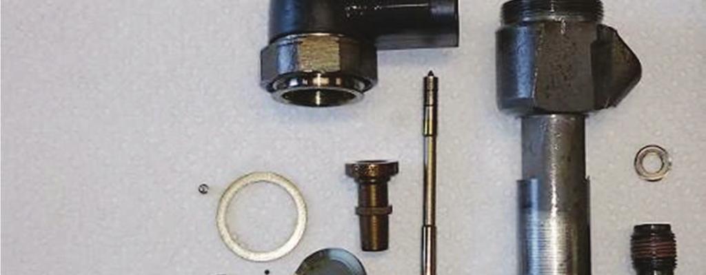injector needle and steering piston.