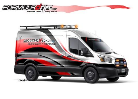 Formula DRIFT Transit This Formula DRIFT Transit is more than a concept it is a functional vehicle that will be used at series events in 2015.