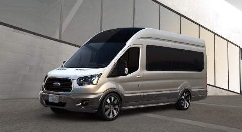 Galpin Auto Sports Transit Skyliner Transit Skyliner, created jointly by Ford and Galpin Auto Sports of Van Nuys, California, embodies the spirit of premium motor coaches and builds on the heritage