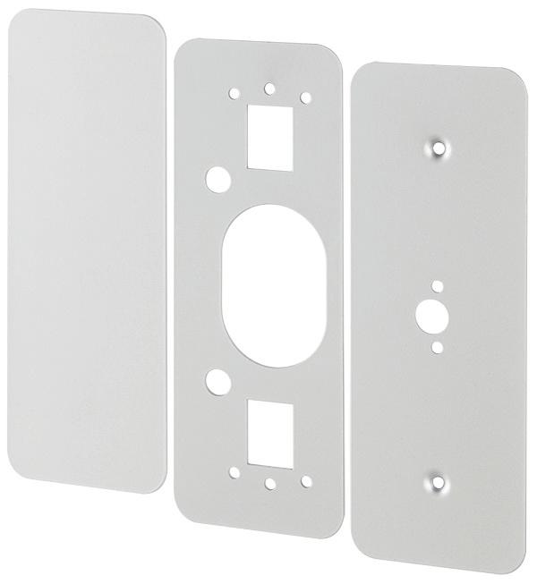 Cover plates 229 Kit (For 22 Rim device) Kit contains inside and outside plates for hinge stile