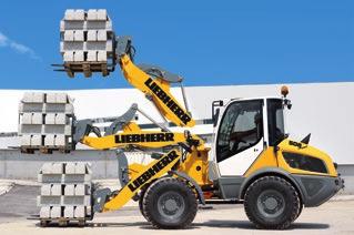 The compact design makes the wheel loaders flexible whilst also ensuring maximum stability and tipping safety.