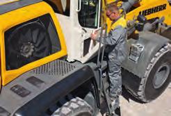 Exceptional Service Accessibility Strong Service Partner Efficient and Simple Maintenance hanks to the unique mounting position of the components, Liebherr wheel loaders offer exceptional
