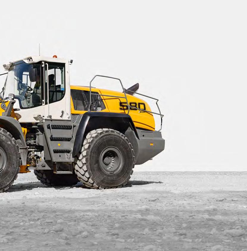 Comfortable Operator s Cab Increased performance and productivity Focused operator work is supported Easy and safe operation Excellent all-round