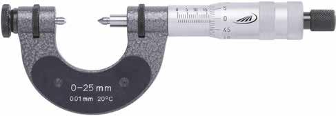 0870 Precision micrometers for thread flank measurement 863-3 863-3 Reading 0.