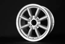 A-type 14x7 +3 F8F-type 16x7 +35 F8-type 15x7 +1 A-type is intended for small, light weight vehicles like early Datsuns and Toyotas, also suitable for MGB.