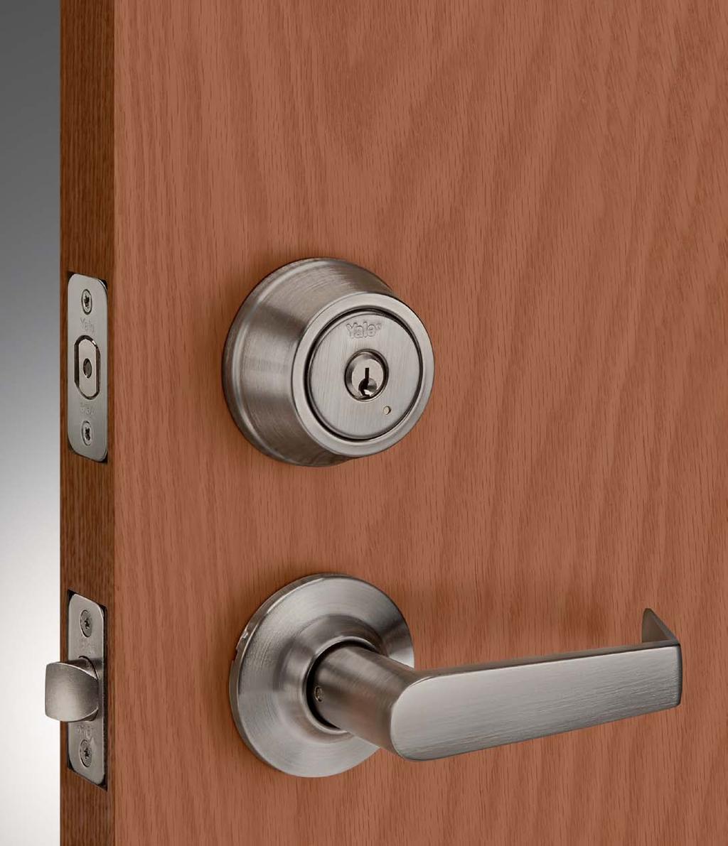 YH Collection Mechanical Interconnected Locksets Available in 3 functions for multiple applications (Privacy with