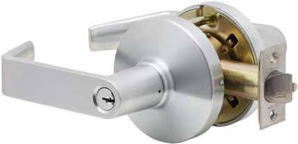K Series Grade 1 cylindrical lever locks High traffic, high abuse door openings demand a Grade 1 quality lock to keep doors secure.