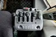 Comfort Drive Control (CDC) Lever steering CDC enables the operator to handle steering, shifting forward-reverse, and
