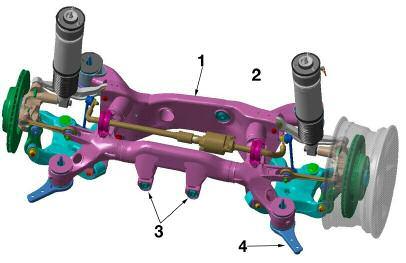 E6x Rear Suspension (Integral IV) The rear suspension of the E6x vehicles which include the 5, 6 and 7 series vehicles remained mostly unchanged.