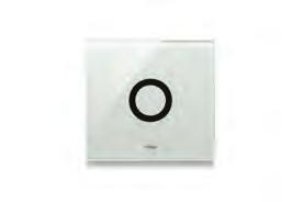 Thus, the flush plate has an on-wall construction height of only 1/4".