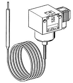 Capillary Tube Thermostats Model TER Technical Data (not for Ex-versions) Housing: Mounting position: Max.