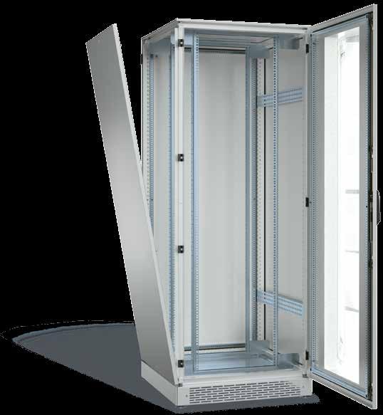 SCHÄFER IS-1 IT Cabinet Door opening angle stand-alone: 240 bayed: 180 IP55 rating The SCHÄFER IS-1 is the response to constantly increasing demands in data, server and network technology, offering,