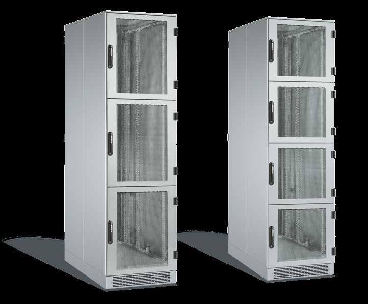 IS-1 based Colo racks for both network and server components International standards IEC 297-1/2 482.