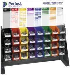 simplifies rack assembly Header card displays product description and application information for quick reference Color coded channel cards for easy inventory and selecting the correct weights Each