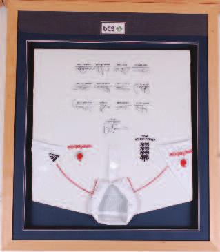 SPORTING MEMORABILIA AUCTION A single-owner collection of autographed items and artwork relating to football, cricket, rugby etc, signed by sporting heroes such as Pelé, Ian Botham, Geffrey Boycott,
